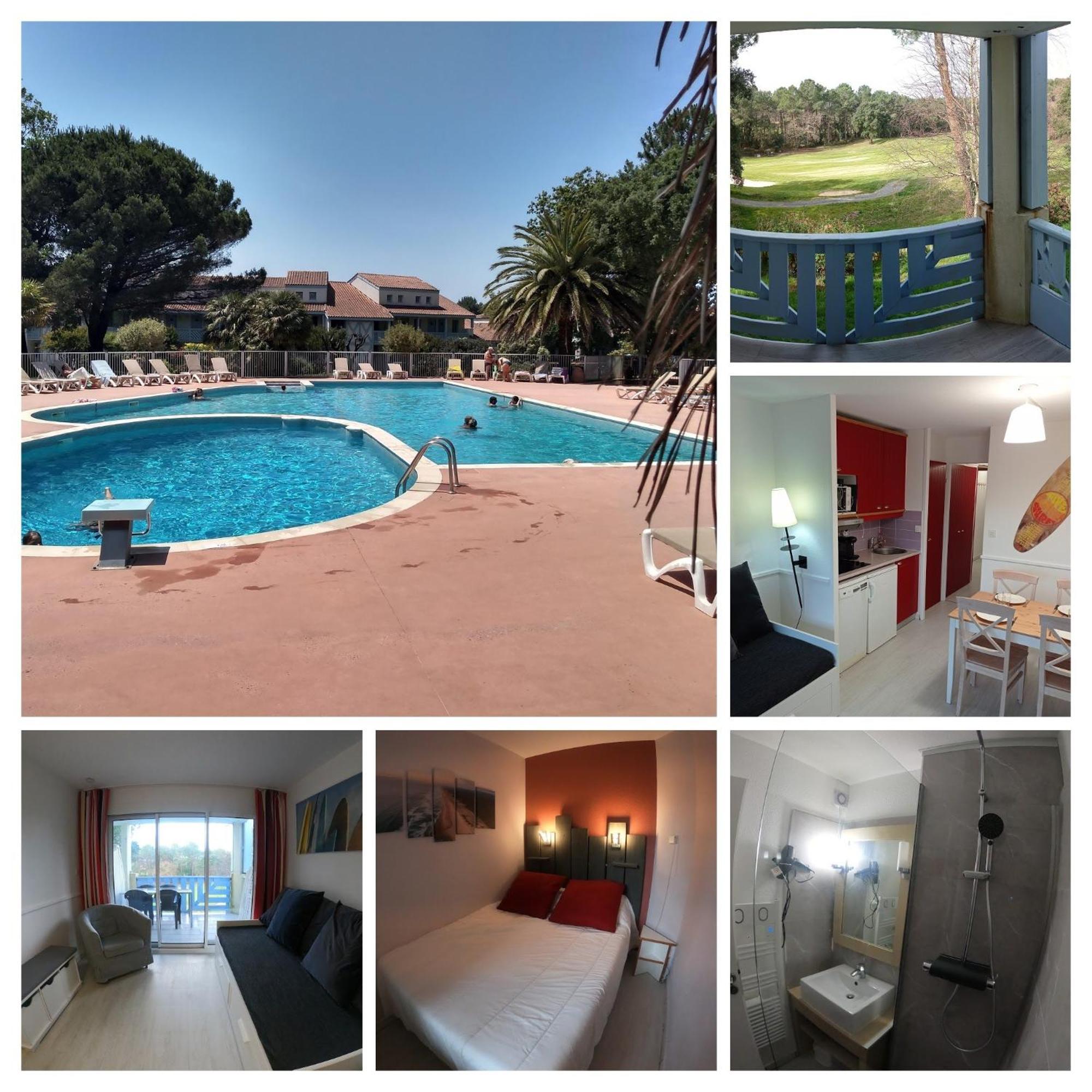 Vue Golf Dans Residence Nature "Sympalappart" Moliets-et-Maa Bagian luar foto